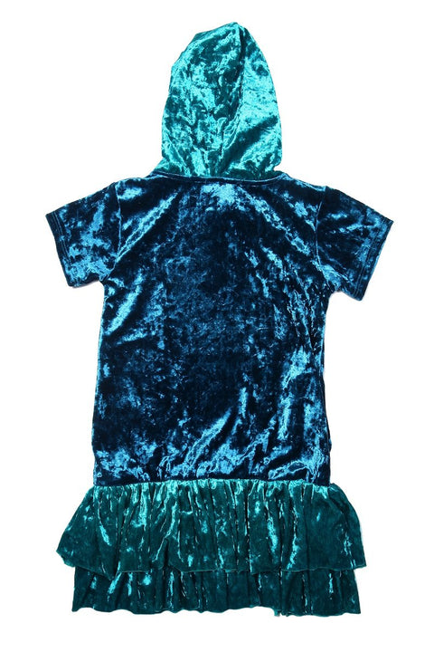 Hoodie Ruffle Dress