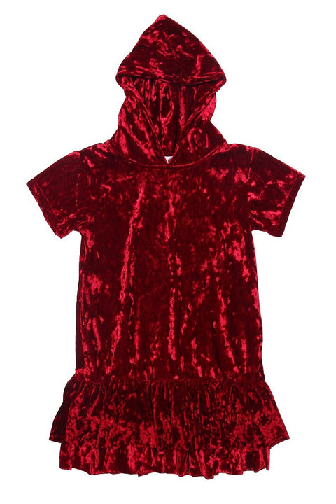 Hoodie Ruffle Dress