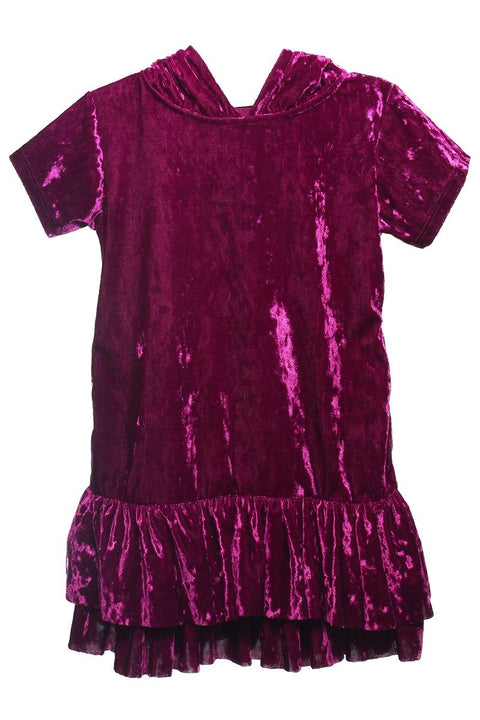 Hoodie Ruffle Dress