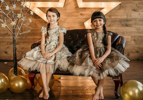 Organza Jacquard Dress