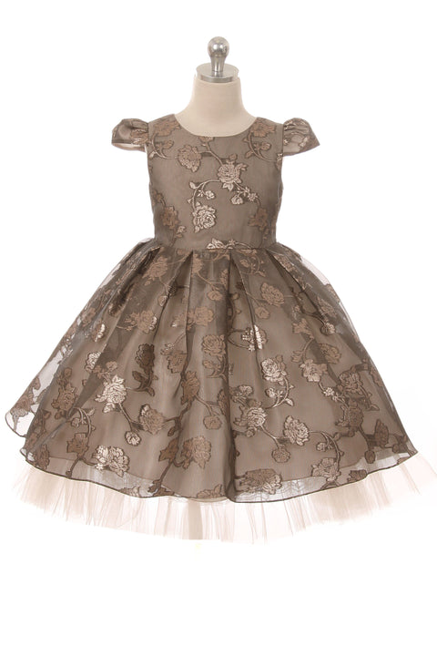 Organza Jacquard Dress