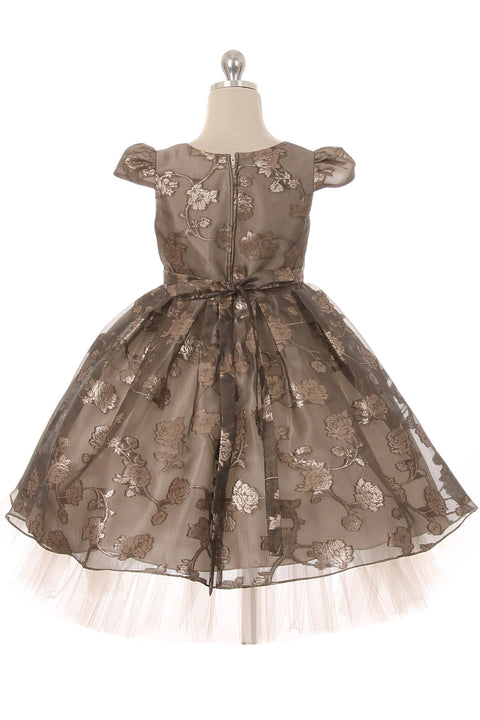 Organza Jacquard Dress