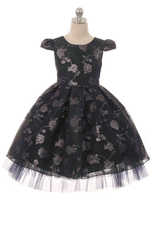 Organza Jacquard Dress