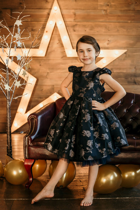 Organza Jacquard Dress