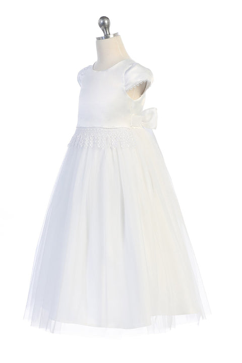 Chandelier Trim Communion Dress