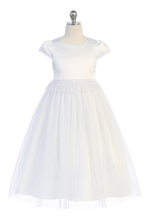 Chandelier Trim Communion Dress