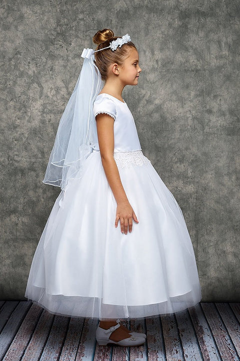 Chandelier Trim Communion Dress
