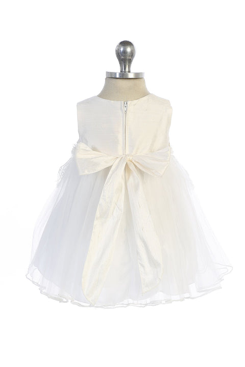 Silk Pearl Lace Baby Dress