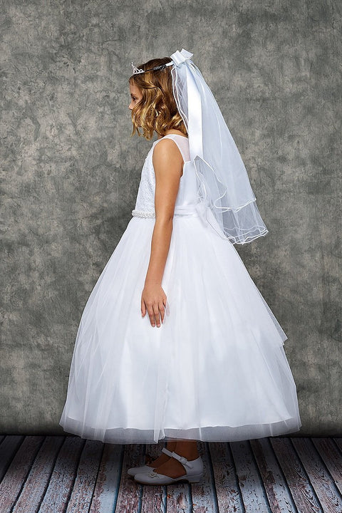 Venetian Lace Illusion Dress