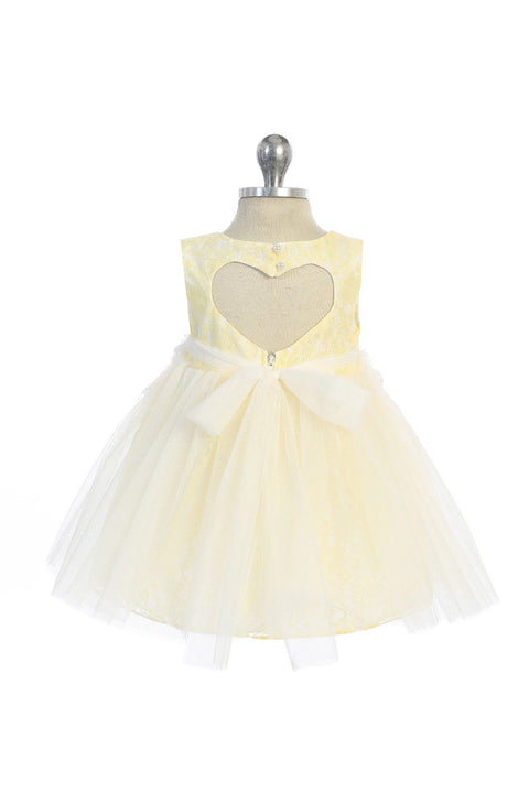 Lace Heart Baby Dress