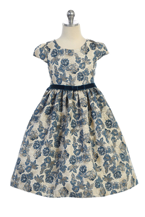 Brocade Sleeve Dress