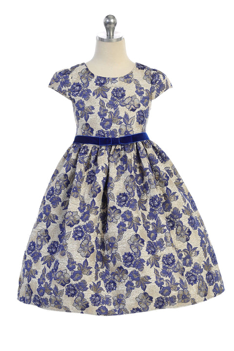 Brocade Sleeve Dress