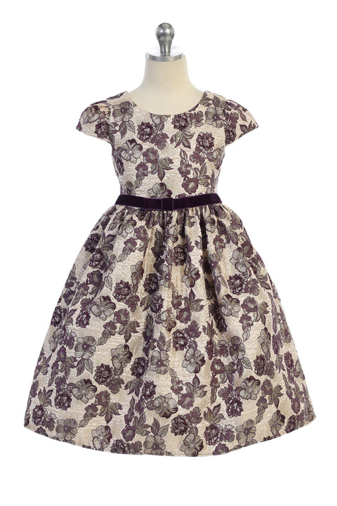 Brocade Sleeve Dress