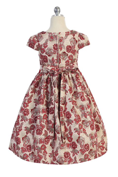 Brocade Sleeve Dress