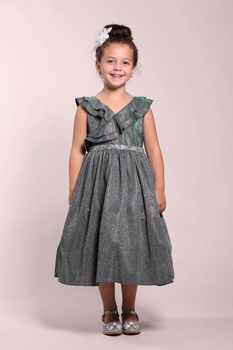 Sparkly Ruffle Dress