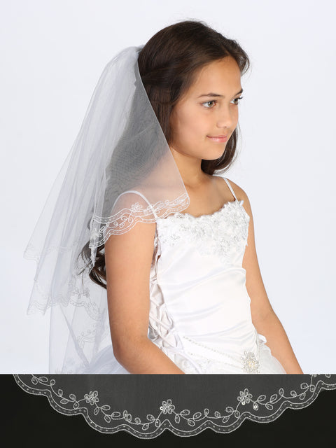 Cutie Flower Girl Veil - #600