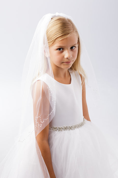 Cutie Flower Girl Veil - #693