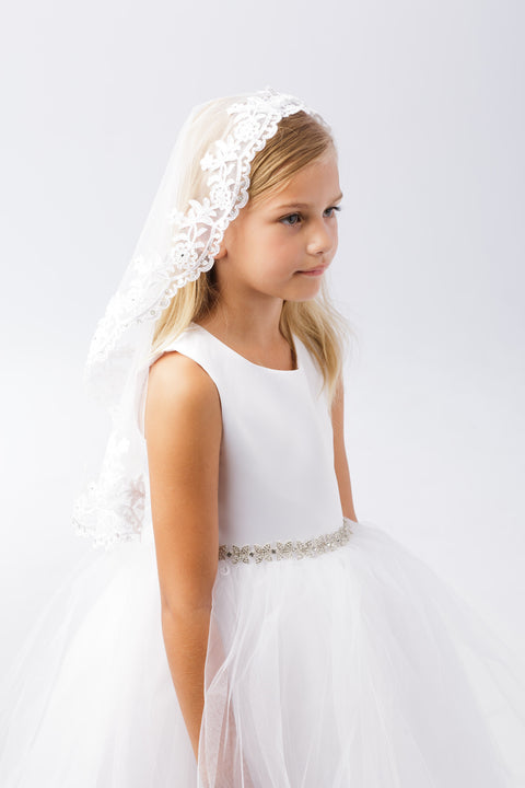 Cutie Flower Girl Veil - #696