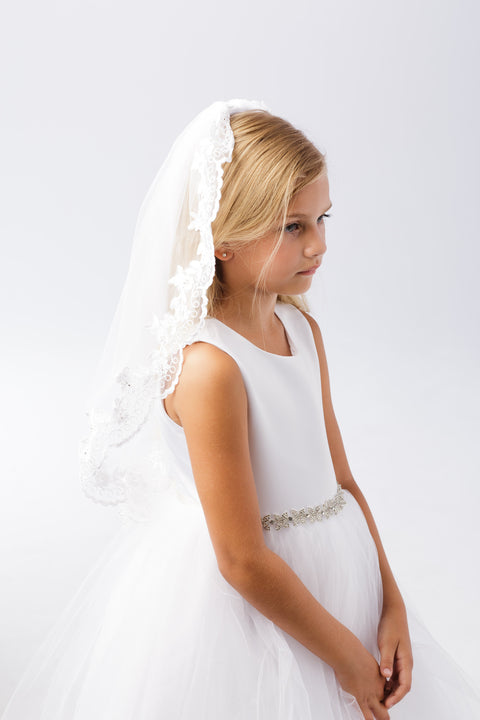 Cutie Flower Girl Veil - #697