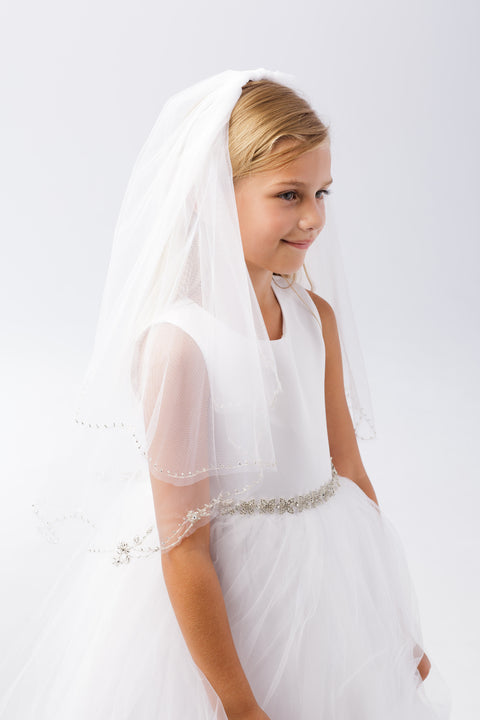 Cutie Flower Girl Veil - #698