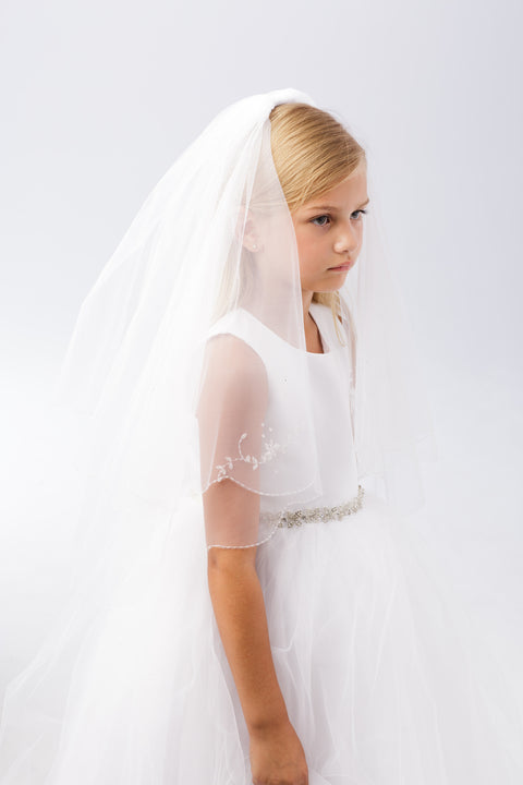 Cutie Flower Girl Veil - #714