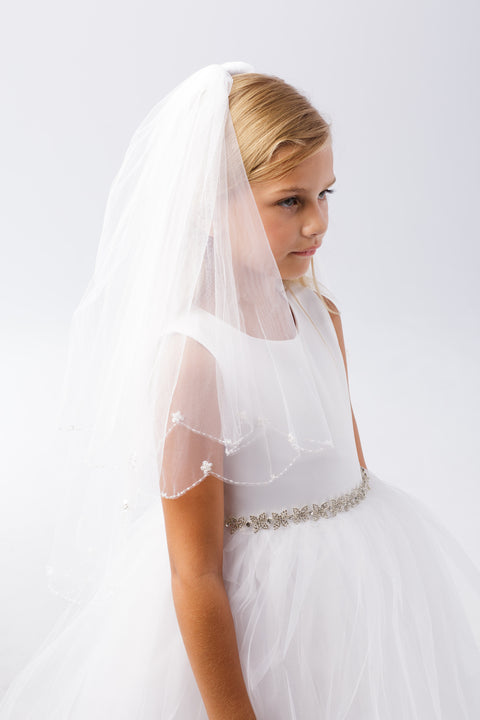 Cutie Flower Girl Veil - #719