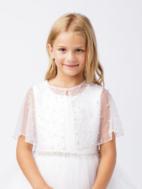 Cutie White Cape- #7909