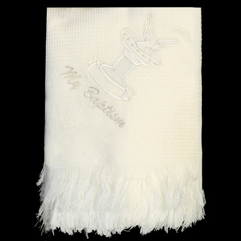 Acrylic Blanket With Dove On A Pillar