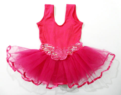 Hot Pink Butterfly Ballet Dress