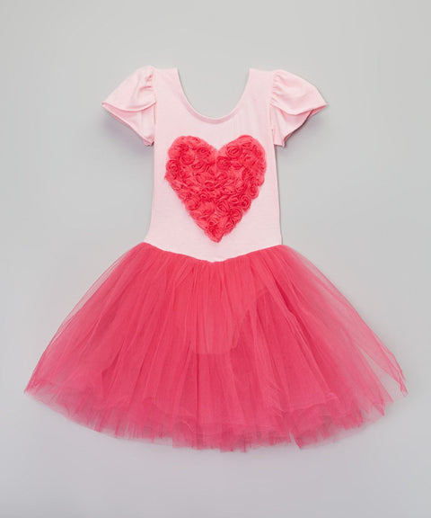 Pink/Fuchsia Heart Ballet Dress