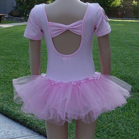 Pink Glitter Ballet Slipper Ballet Dress