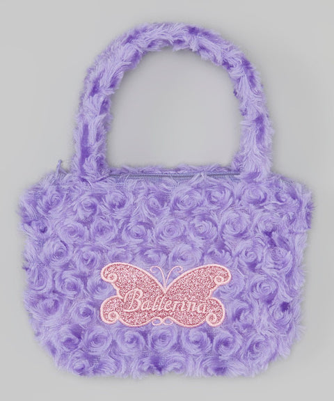 Purple Ballerina Velvet Purse