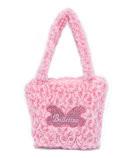 Pink Ballerina Velvet Purse