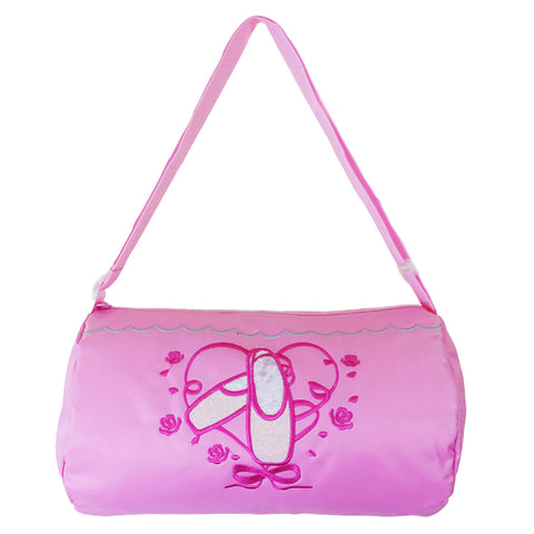 Pink Ballet Shoes Rose Duffel