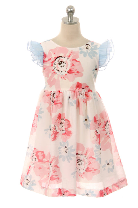 Ruffle Floral Dress