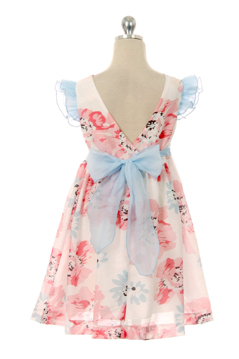 Ruffle Floral Dress