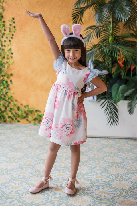 Ruffle Floral Dress