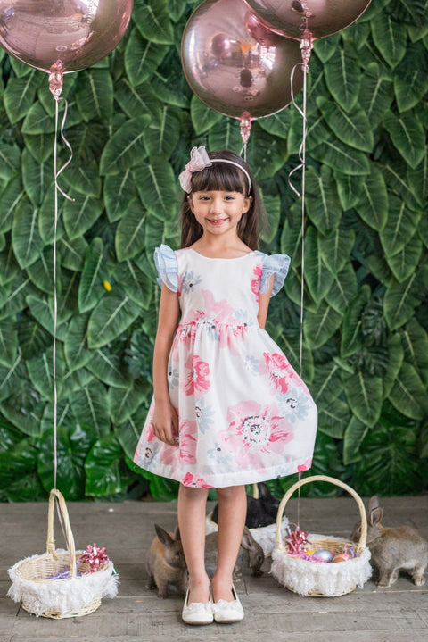 Ruffle Floral Dress