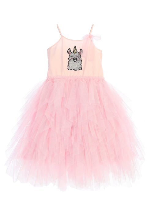 Llama-corn Flip Sequin Tutu Dress