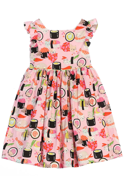 Sushi Cat Girl Dress