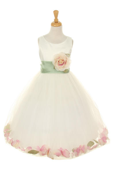 Cutie Flower Dress - #1170-Ivory