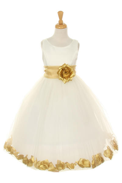 Cutie Flower Dress - #1170-Ivory