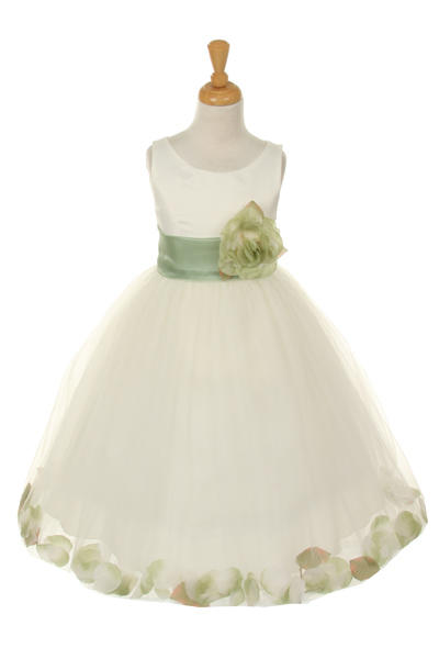 Cutie Flower Dress - #1170-Ivory