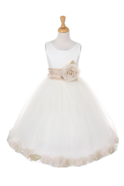 Cutie Flower Dress - #1170-Ivory