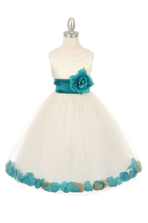 Cutie Flower Dress - #1170-Ivory
