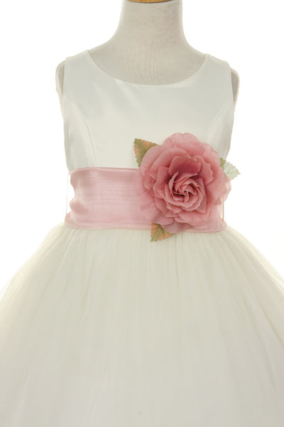 Cutie Flower Dress - #1170-Ivory