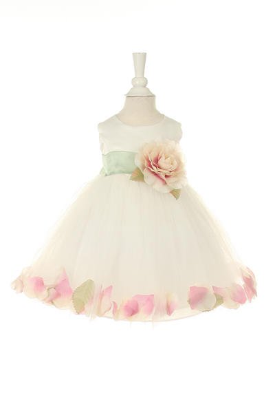 Cutie Flower Girl Baby - #1170B-Ivory