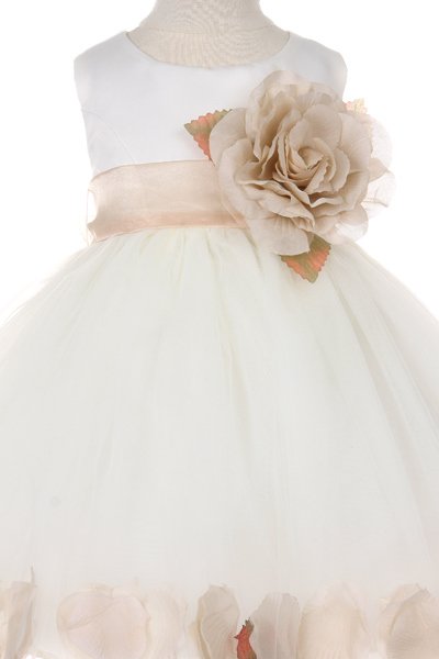 Cutie Flower Girl Baby - #1170B-Ivory