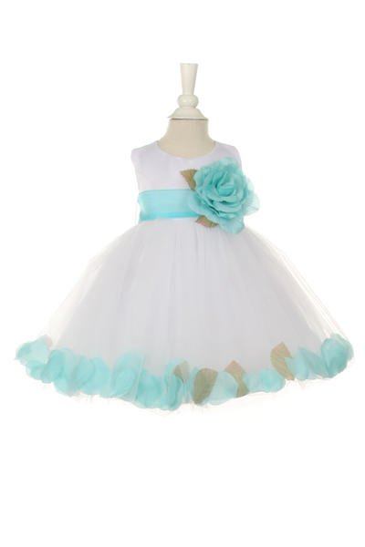 Cutie Flower Girl Baby - #1170B-white1
