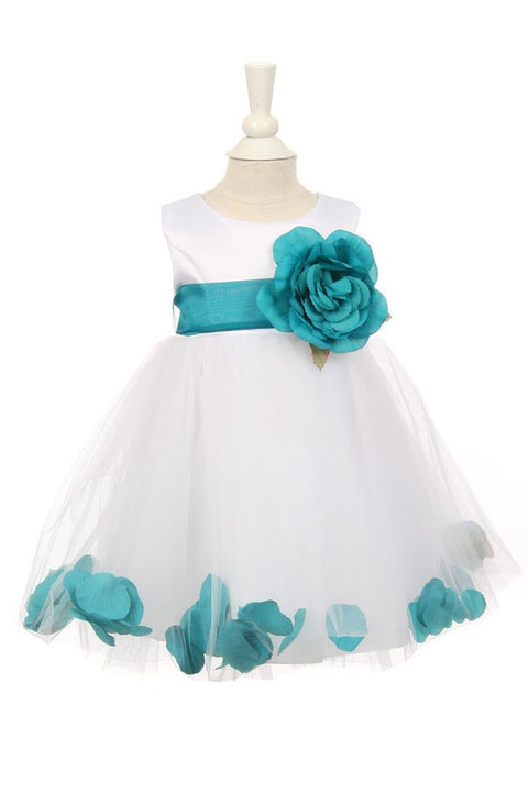 Cutie Flower Girl Baby - #1170B-white1